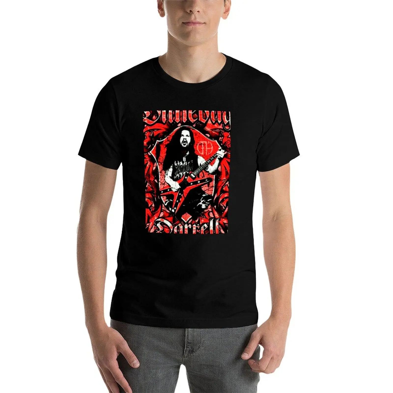 Фото Футболка DIMEBAG DARRELL Mask Basic из смесового хлопка с короткими рукавами №4