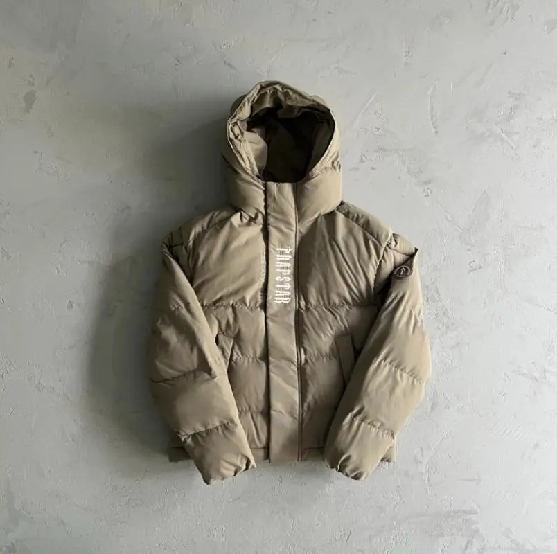 

Trapstar Women Street Tops Men's Down-filled Garment Brown Warm Hooded Coat Ladies Fashion Clothing New Products Down Jackets