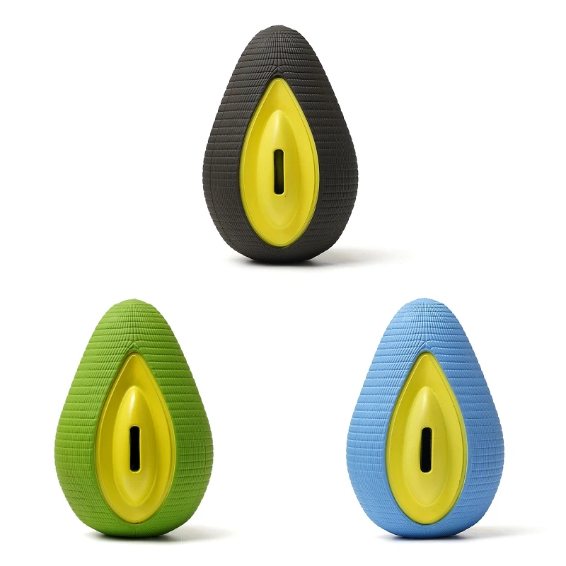 

Creative Avocado Shape Multifunctional Dog Toy Ball Toothbrush for Chewer Gift