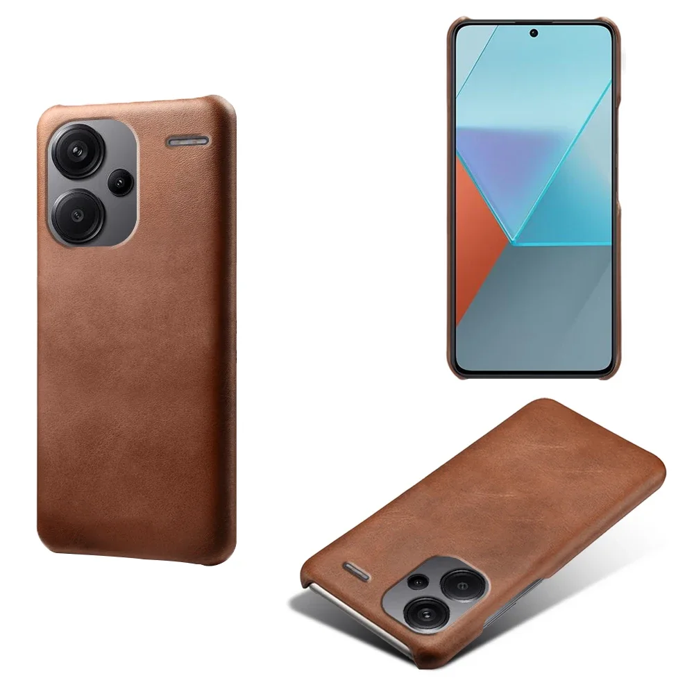 Для Redmi Note 13 Pro Plus 5G Funda Luxury Slim Leather Business чехол для + 23090RA98C 23090RA98G 23090RA98I