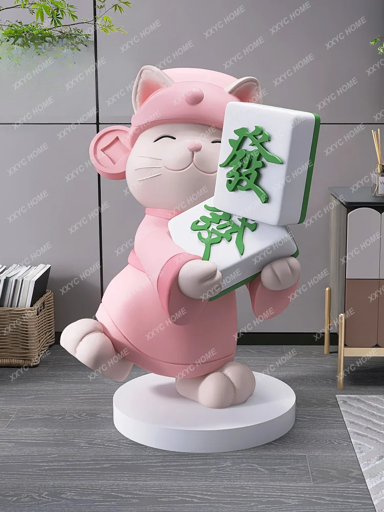 

Floor Ornaments Home Ornament Living Room TV Cabinet Moving Opening Gift