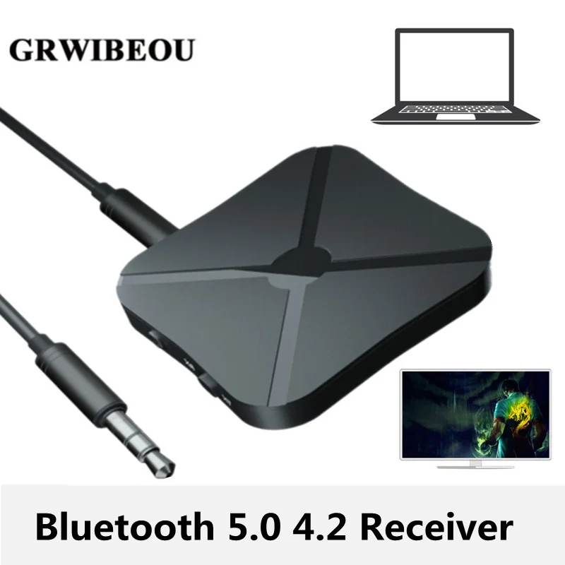 Приемник GRWIBEOU Bluetooth 5 0 4 2 и передатчик аудио музыка стерео беспроводной адаптер RCA