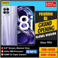 realme Mobile Phone Helio G96 Octa Core New Smartphone 6 6    FHD 120Hz Display 50MP Triple Camera 5000mAh Fast Charge