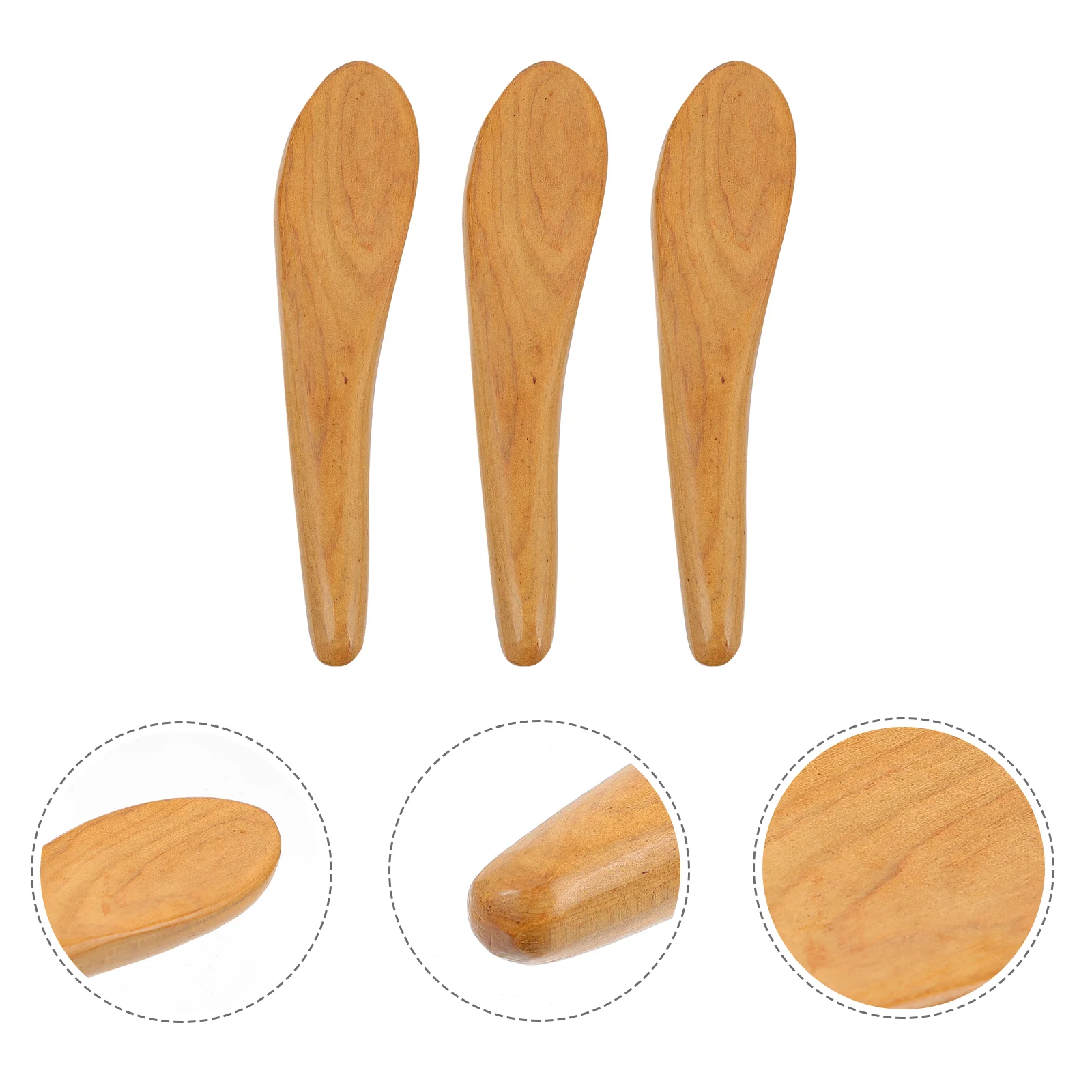 

Stickwood Point Guasha Wooden Foot Thai Acupoint Portable Tool Scraping Trigger Pain Muscle Relieve Scraper Facial Small Rod