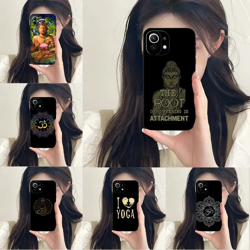 

India Buddha Phone Case For Xiaomi POCOF3 X3 GT M3 M4Pro X4Pro Note 10Pro Redmi POCO X3 NFC Note 11 11T 10 Pro Plus Cover