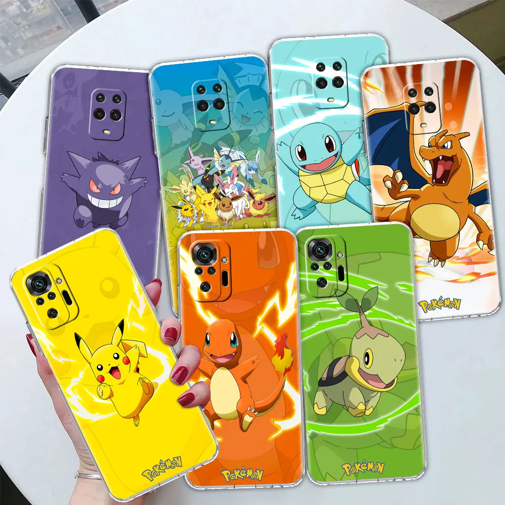 Мягкий прозрачный чехол для Xiaomi Redmi Note 11 10 9 8 Pro 10S 9S 9A 9C 9T K40 5G 8T 7 8A телефона с