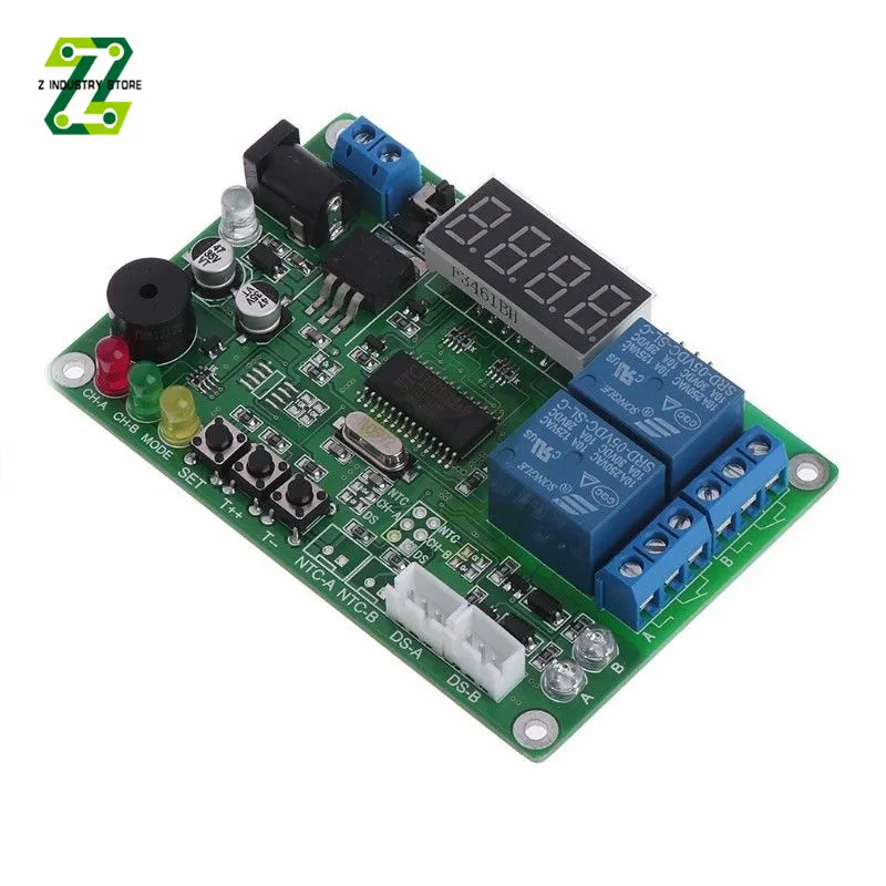 

Intelligent Temperature Difference Controller Module Thermostat Temperature Control Switch Temperature Controller Thermometer