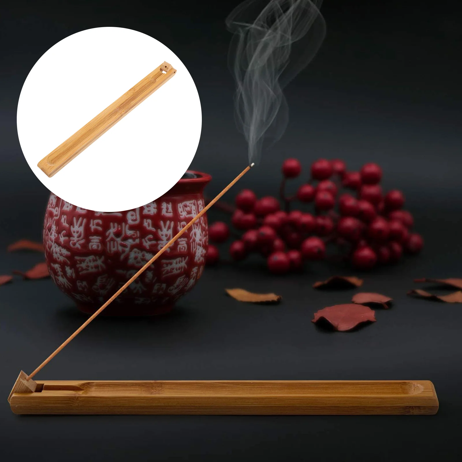 

Burner Holder Stick Wood Catcher Ash Conebamboo Sticks Stand Holders Natural Home Toweryogatray Decor Meditation Vintage