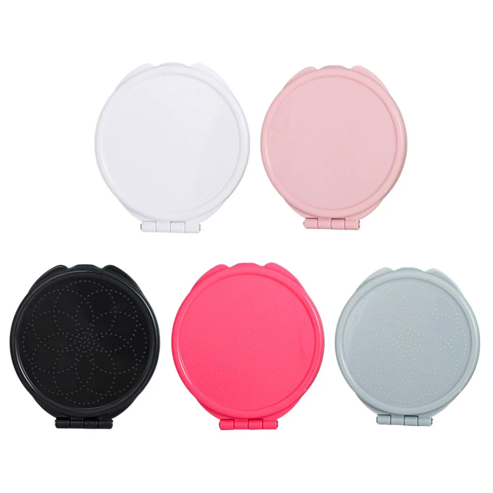 

5Pcs Mirror Makeup Mirror Compact Mirror Dual-sided Mirror Folding Mirror
