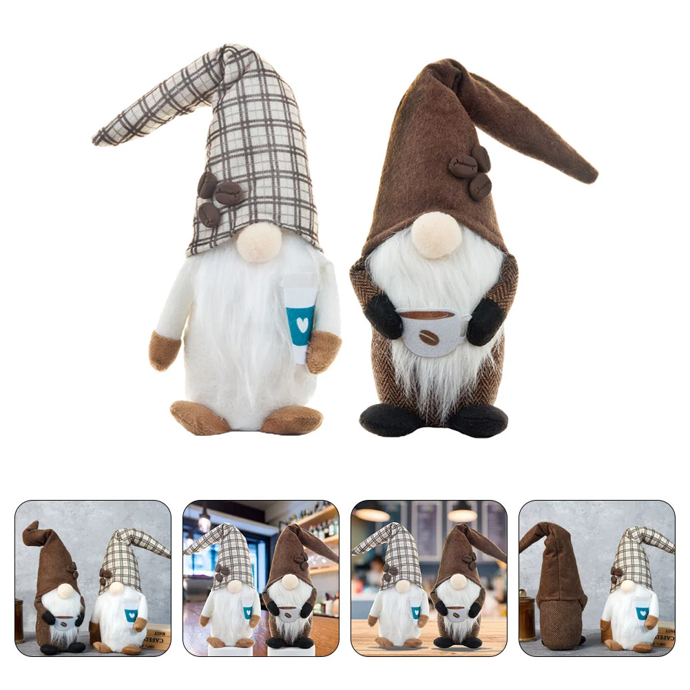

Gnome Festival Desktop Fluffy Dwarf Kidshat Party Adornment Decor Ornament