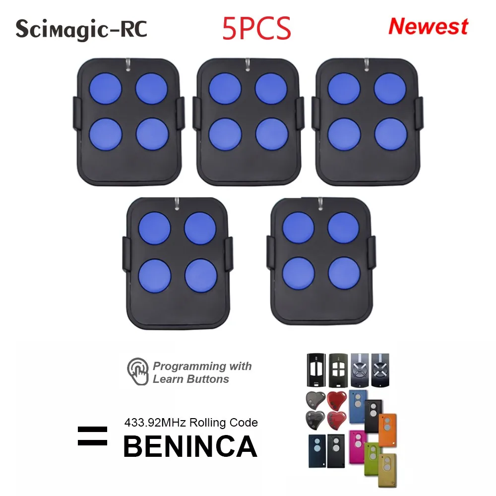 

1-5 шт. 100% совместимый пульт дистанционного управления BENINCA IO.2WV TO.GO 2WV 4WV T2/4 WV CUPIDO-2/4 433,92 МГц клавиши передатчика с непрерывно изменяющимся кодом