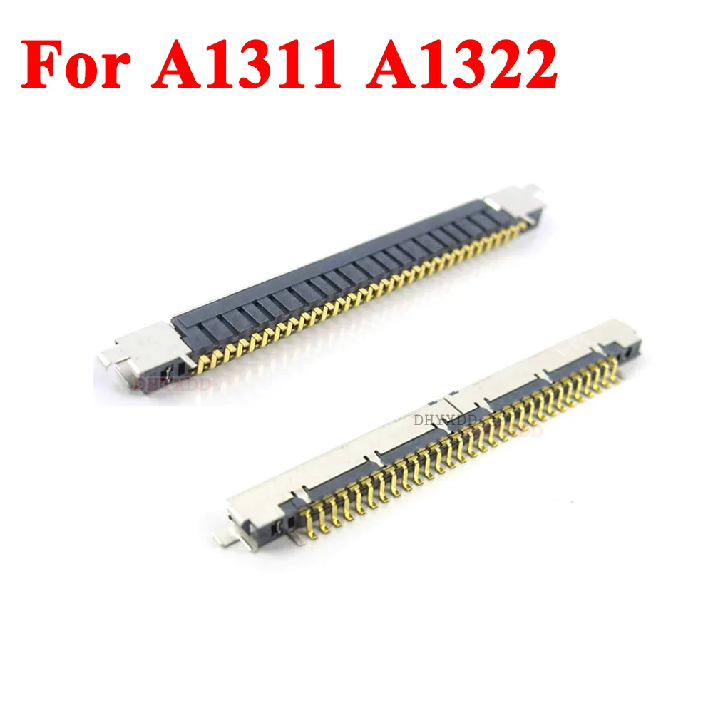 5pcs New For iMac 21.5" 27" A1311 A1312 I-PEX LCD LED LVDS Cable Connector 30 pins Silver 2009 2010 Year