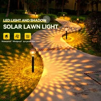 2pcs solar outdoor led lights garden lawn underground light solar waterproof garden decorative path courtyard landscape lighting