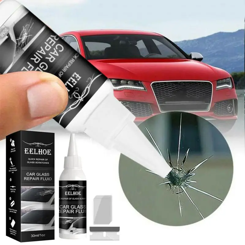 

Car Glass Windshield Crack Repair Adhesive Glue Windscreen Scratch Crack Restore Fluid Auto Vehicle Casement Fix Tool For Glass