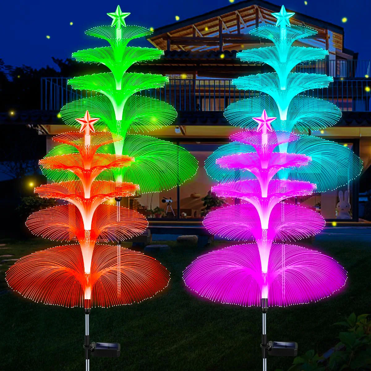 

Солнечный светильник GOTP Медуза 7 цветов