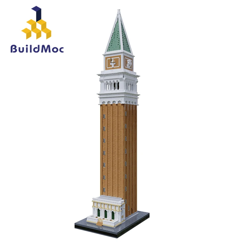 

Build MOC Tower Collections Bricks Blocks Kid Child Toys Sainted Mark'sed Campaniled