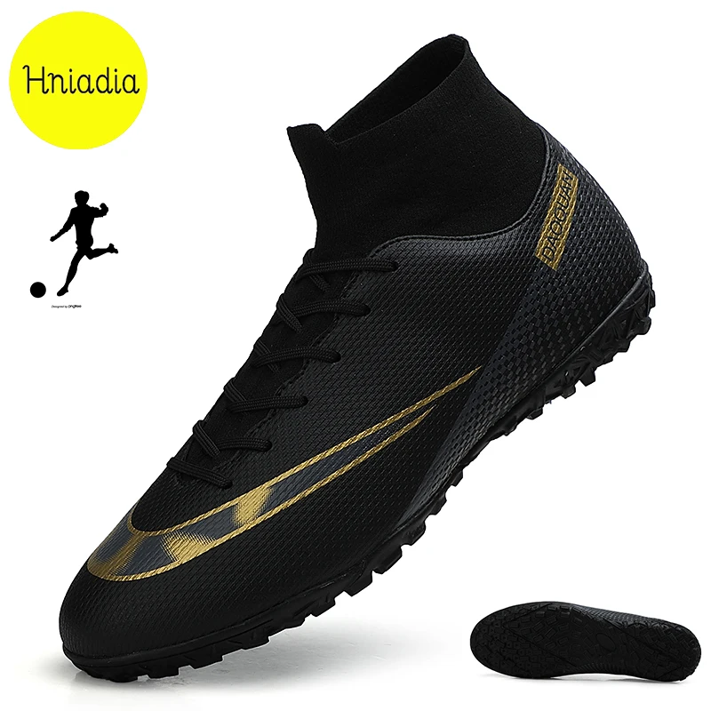

Quality Football Boots Outdoor Same Messi Light Chuteira Campo Professional Football Shoes TF/FG Assassin Series Soccer Shoes