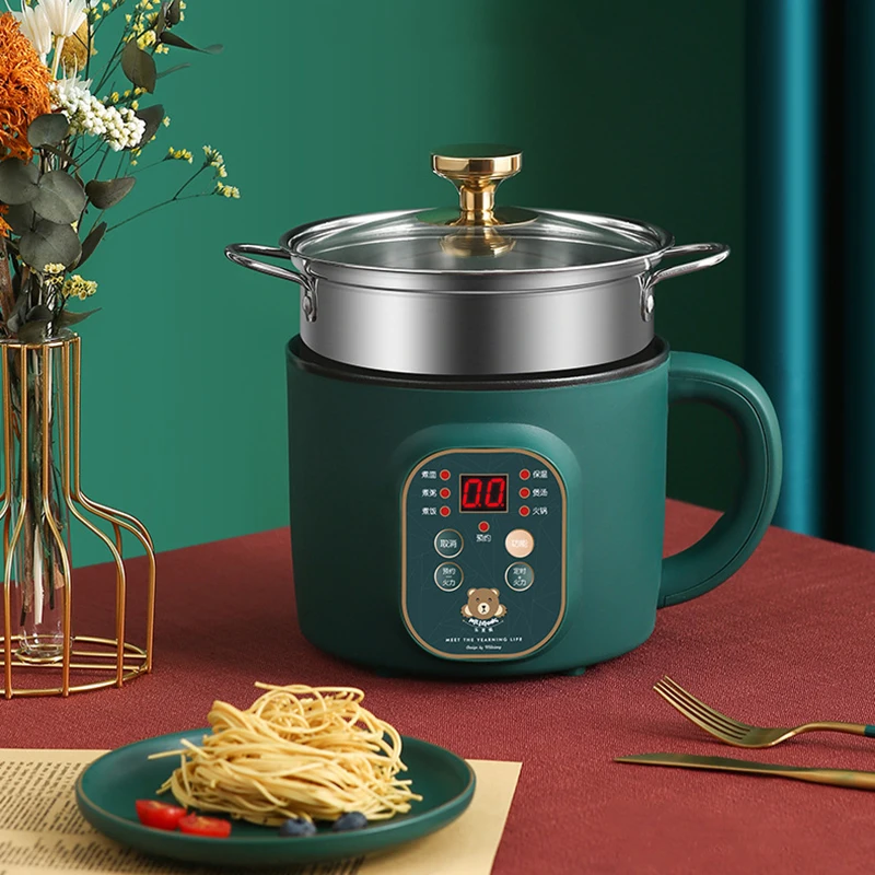 

Электрическая мини-кастрюля 1,8 л, 220 В, для риса, пароварки, общежития