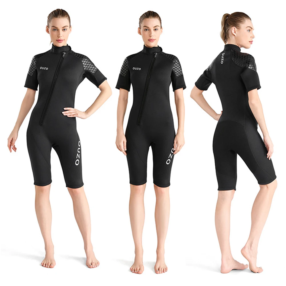 

3MM Women Neoprene Wetsuit Men One-Piece Suits Keep Warm Surf Diving Scuba Suit Spearfishing Fishing Kitesurf WetSuit Swimwear