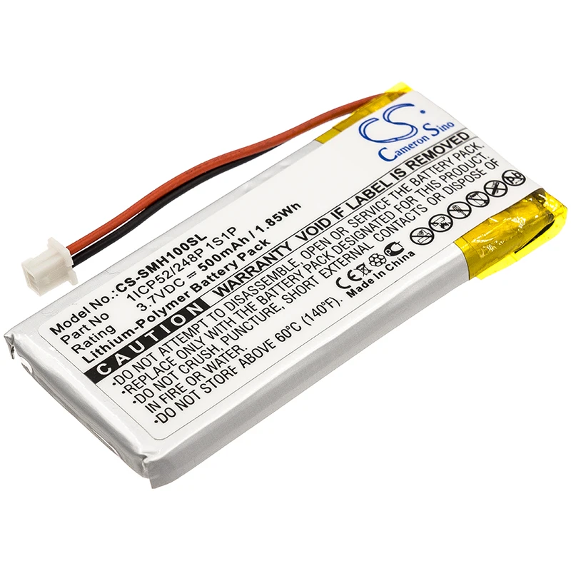 

CS 500mAh / 1.85Wh battery for Sena SMH-10, SMH-10 Lifespan 1ICP52/248P 1S1P