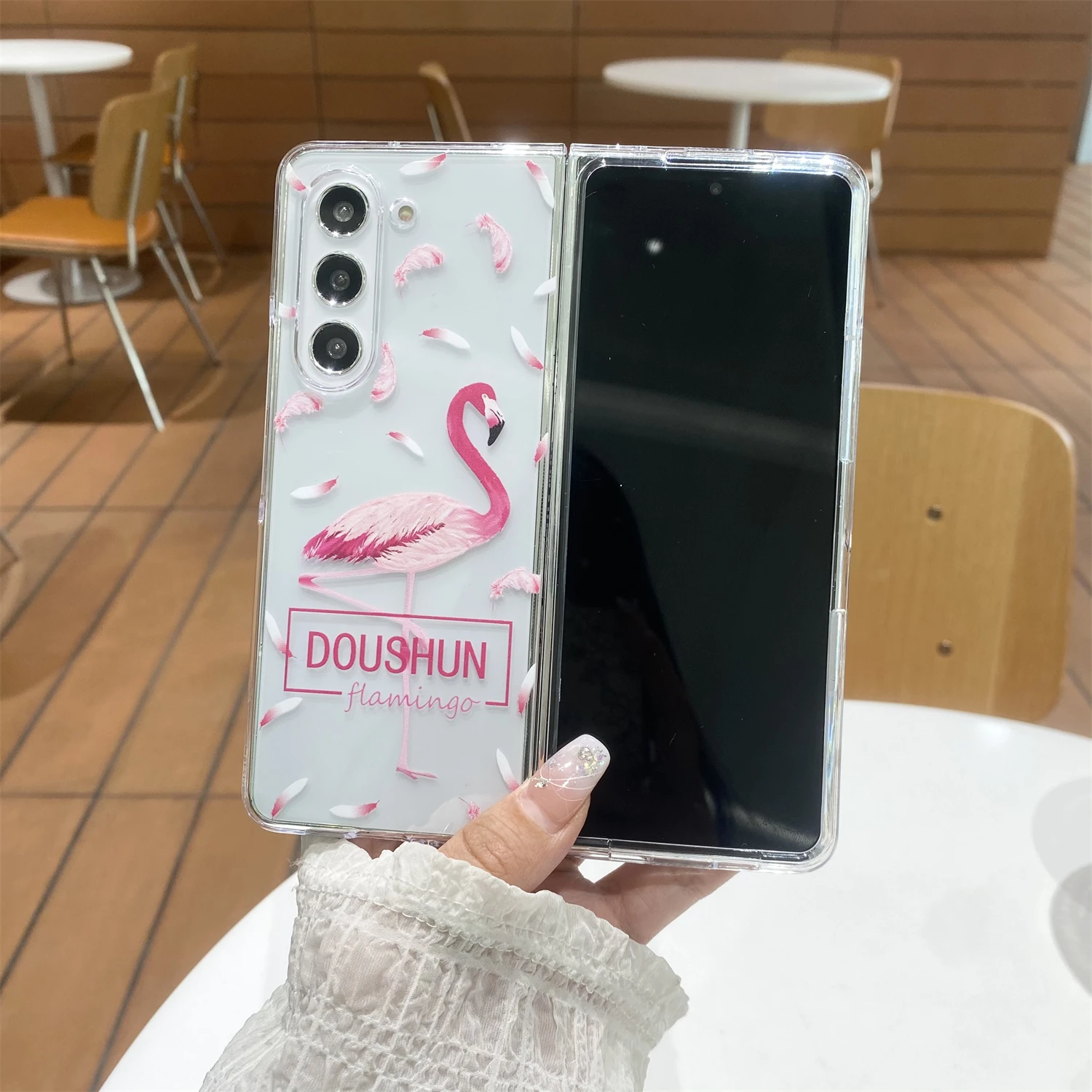 Прозрачный защитный чехол для телефона Samsung Galaxy Z Fold 6 5 4 3 5G Fold6 Fold5