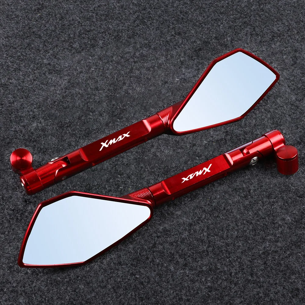 

Motorcycle CNC ALUMINUM Rearview Side Mirrors 8mm 10mm For YAMAHA XMAX125 200 250 400 X MAX 125 X-MAX200 all years