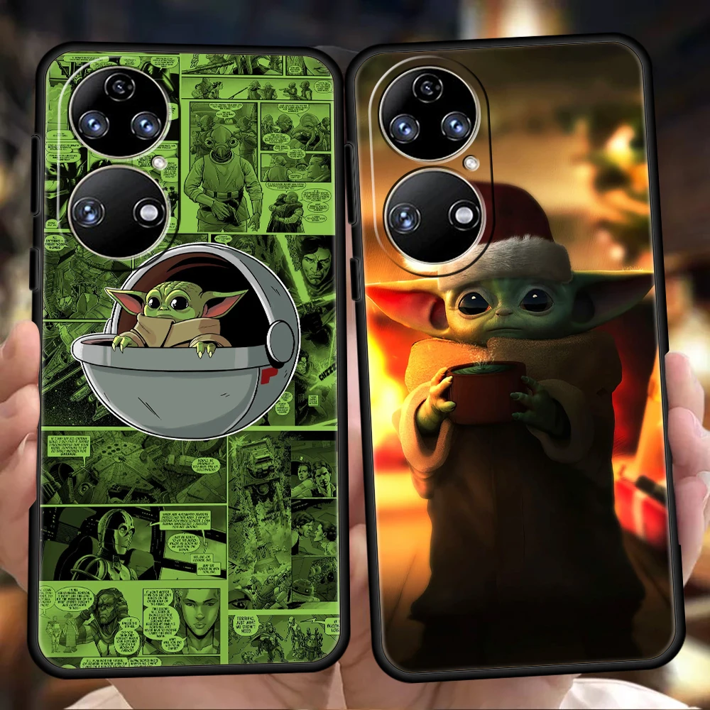 

Mandalorian Yoda Baby Phone Case for Huawei P20 P30 P50 Pro P20 P30 P40 Lite Y6 Y7 Y9 Y7A Y6P Y9S 2019 P Smart Z 2021 Soft Cover