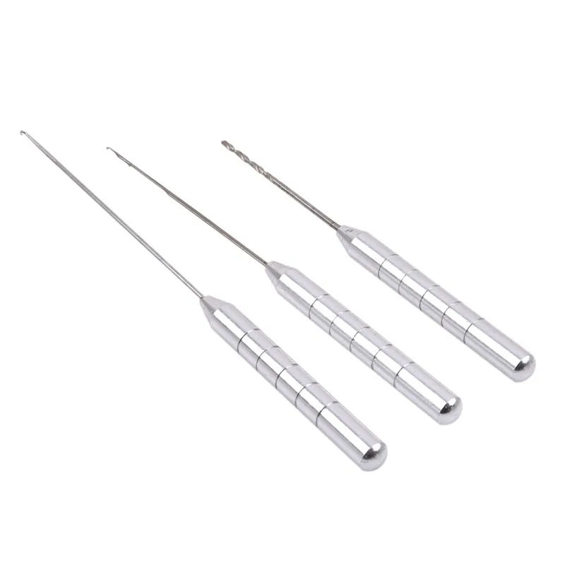

Fishing Tools 3 in 1 Combo Set Carp Fishing Rigging Bait Needle Fish Drill Tackle Tool Fishing Bait Needle Kit