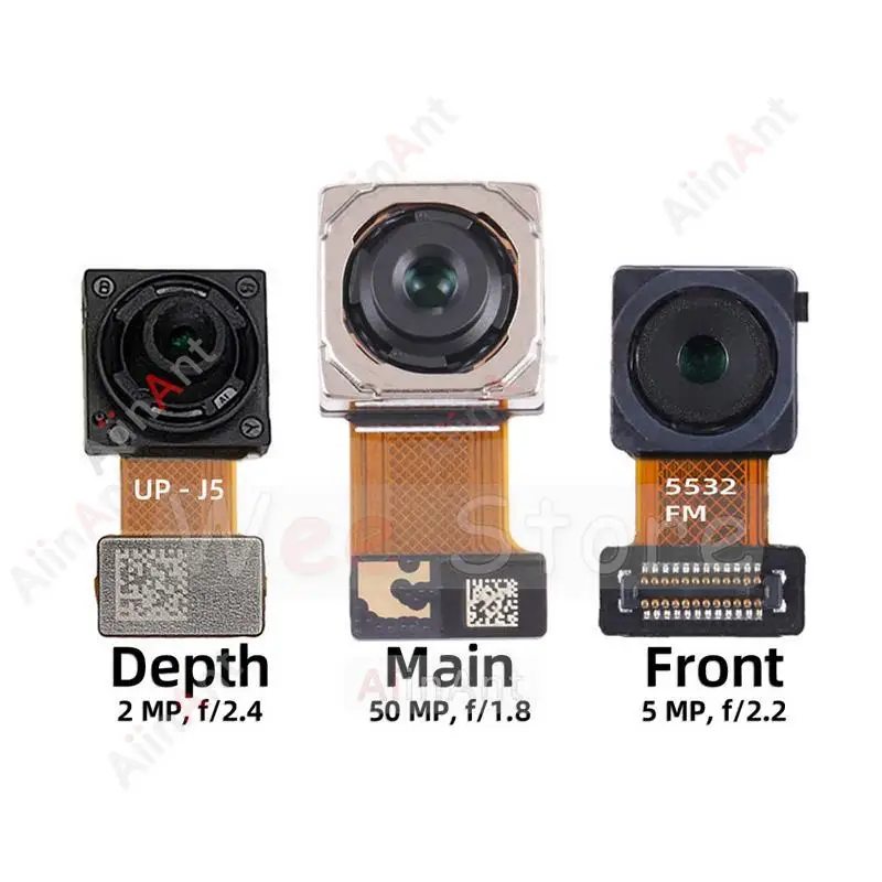 Оригинальная задняя Передняя маленькая широкая макро-глубина основная задняя камера гибкий кабель для Samsung Galaxy A04s A04 A045 A047 Оригинальная задняя Передняя маленькая широкая макро-глубина основная задняя камера гибкий кабель для Samsung Galaxy A04s A04 A045 A047