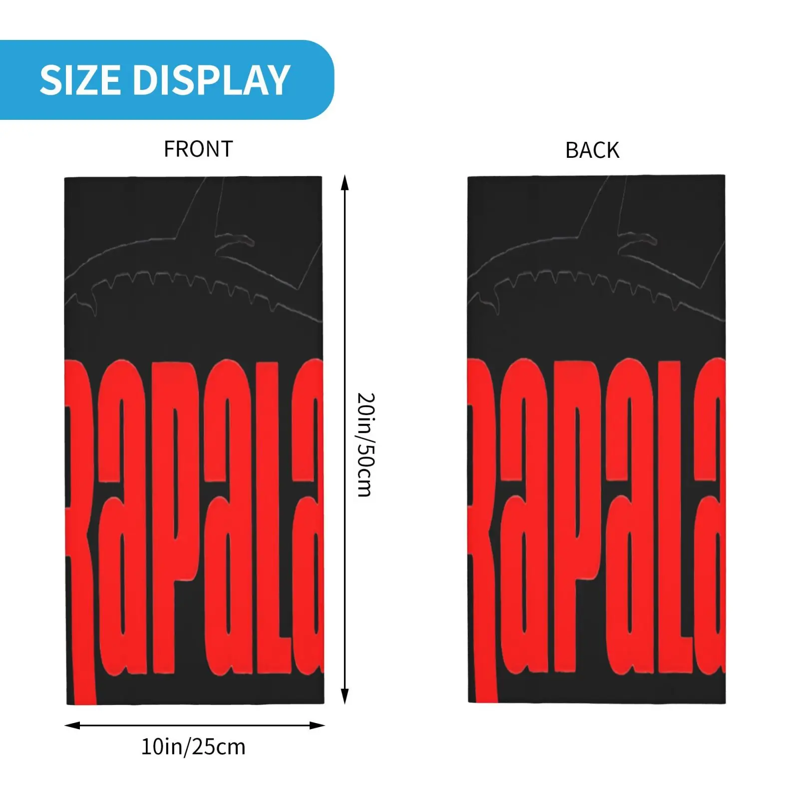 Рапала рыболовные приманки спортивная серая мужская бандана охотничья защитная
