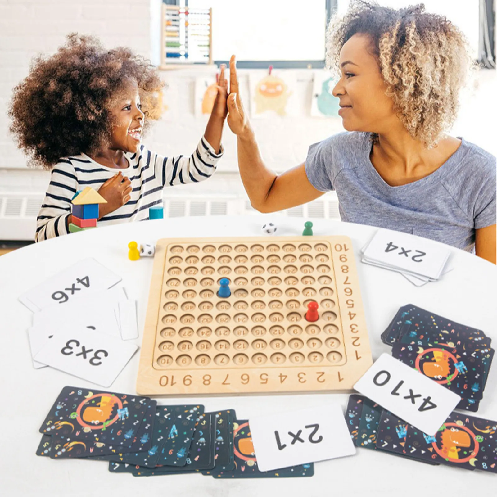 

Mathematics Brain Game 24.5*23.5*3.5cm Childhood Education Educational Formula Table Ninety-nine Multiplication