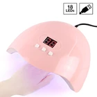 Портативная розовая Сушилка для ногтей УФ-светодиодная лампа таймер 306090 с USB-кабель для домашнего использования УФ-гель для ногтей сушилка лака Светодиодная лампа для ногтей инструмент