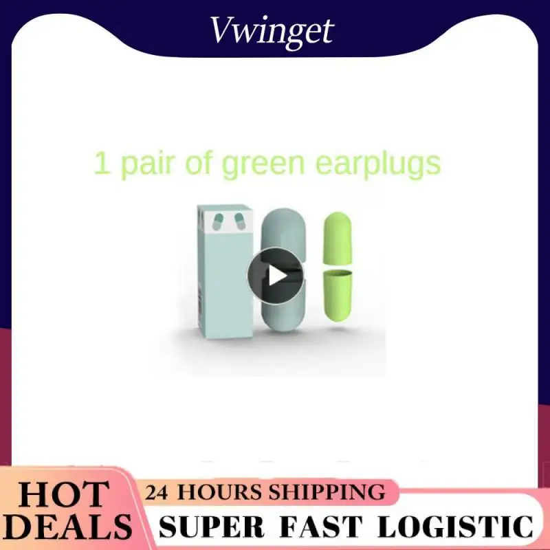 

Мягкие медленно бесшумные беруши с отскоком для сна