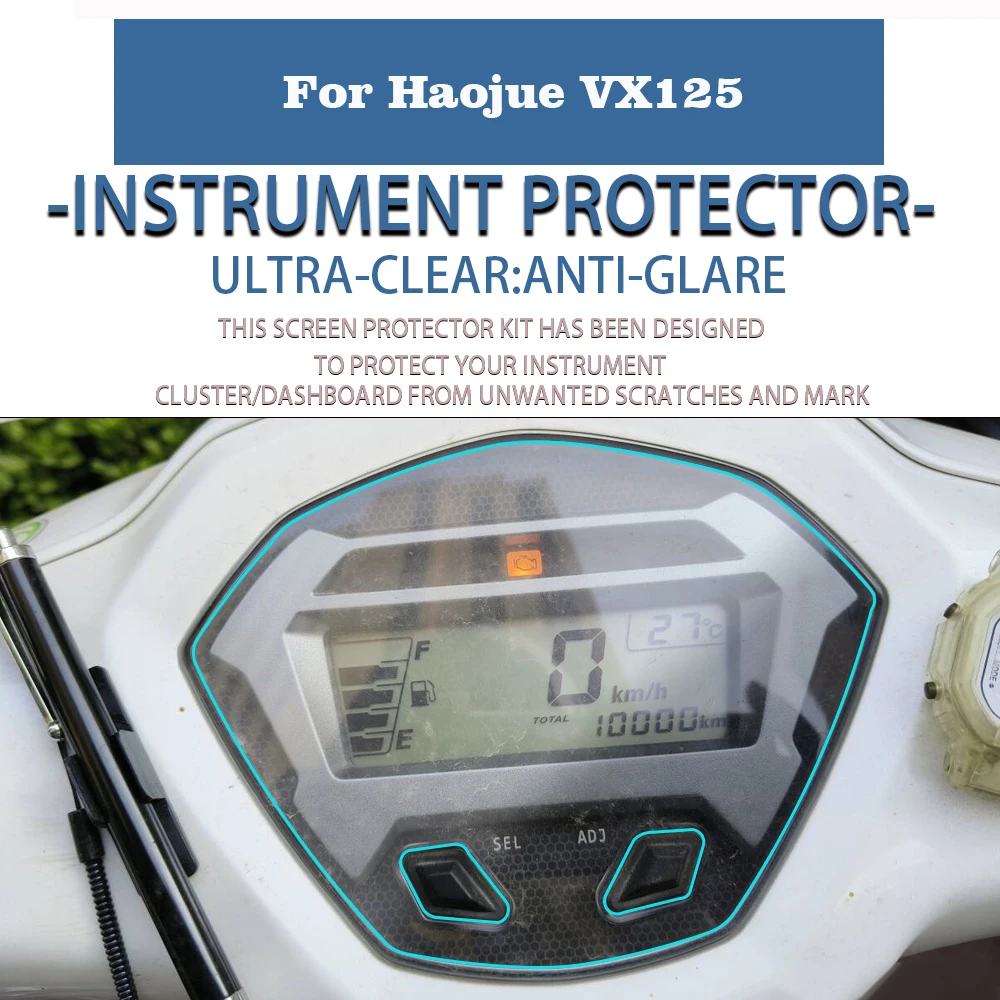 Подходит для tiger shark VX125 пленка налобного фонаря декоративная водонепроницаемая