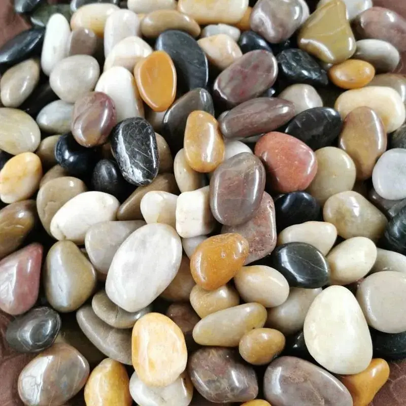 1KG Cobblestone Paving Courtyard Landscaping Natural Size Stone Rain Flower Stone Original Stone Goose Soft Warm Stone