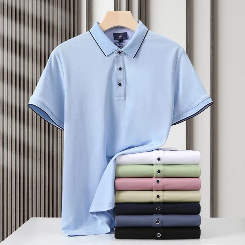 Мужская рубашка-поло женская футболка с логотипом компании на заказ летняя