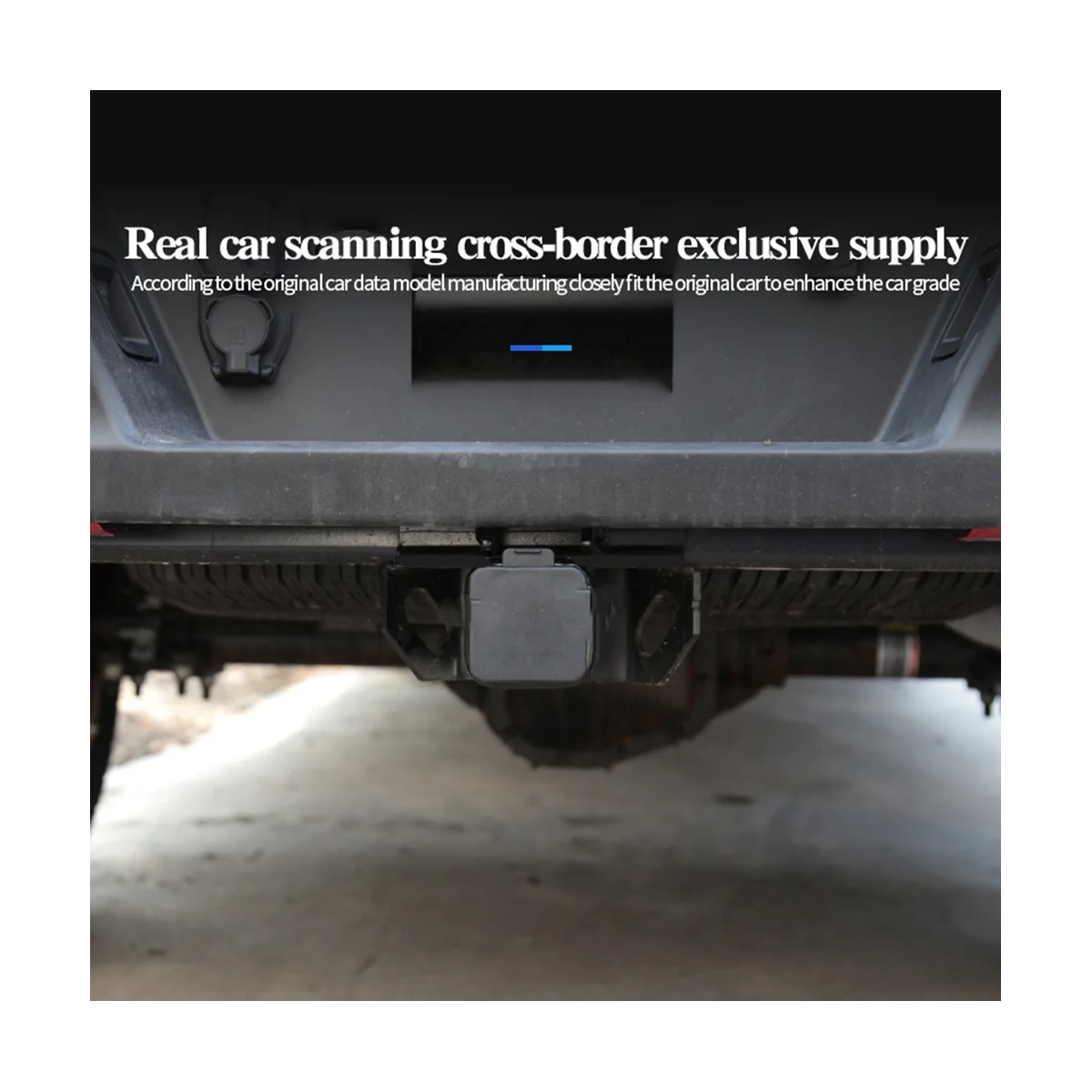 

4PCS Rear Trailer Hole Protective Cover Plug Pickup Protection Accessories for Paptor