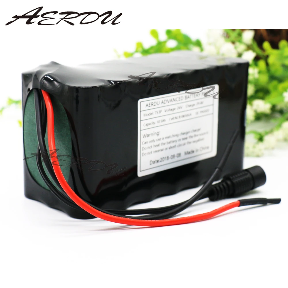 

AERDU 29.4V 24V 10.5Ah 7S3P 18650 3500mah Li-ion Battery Pack Electric Unicycles Scooters light bicycle wheelchair with 20A BMS