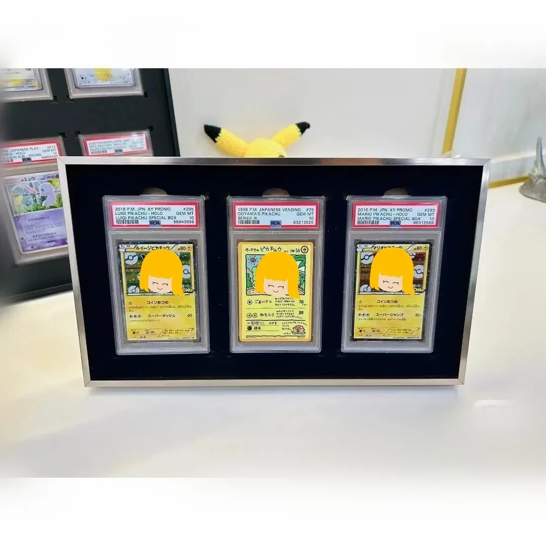 Покемон PTCG из алюминиевого сплава цвета розового золота металлическая карточка