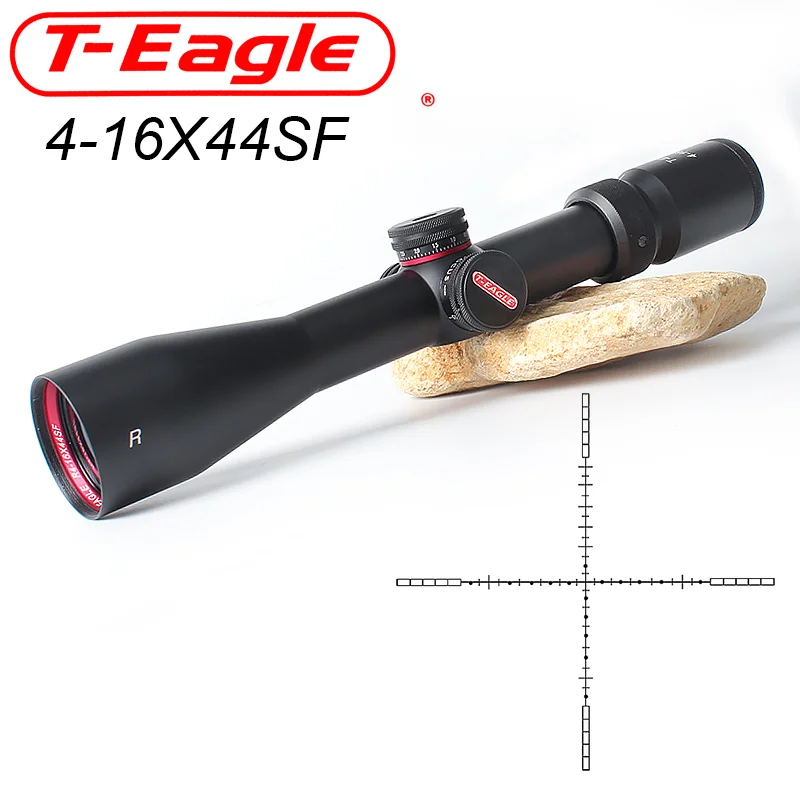 

T-EAGLE R4-16X44SF Optical Sight Tactical Long Range Spotting Scope for Rifle Hunting Ak Airsoft Pistol Weapons Accessories