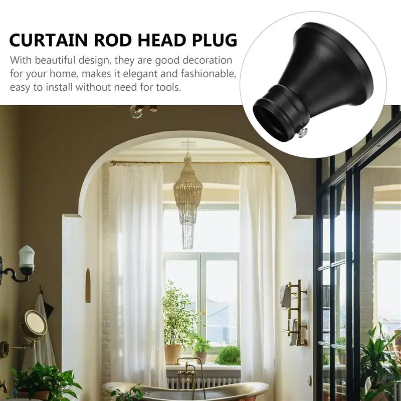 Направляющие для штор 28 мм железные занавесок декоративные 2 шт.