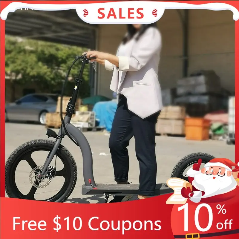 

fast fat tire off road big wheel folding electric scooter 350w 10Ah adult
