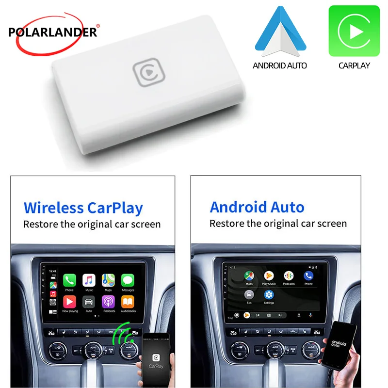 

Smart CarPlay Box P3819 Bluetooth 5.0 Support Siri WIFI Support APP Type-C Carpaly Module Dual WiFi Wireless for Original Car