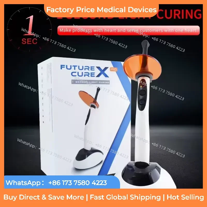 Фото 26 Future Cure X PRO One Sec LED-лампа для полимеризации, 3000 мВт/см², аппарат для отверждения композитных материалов №2
