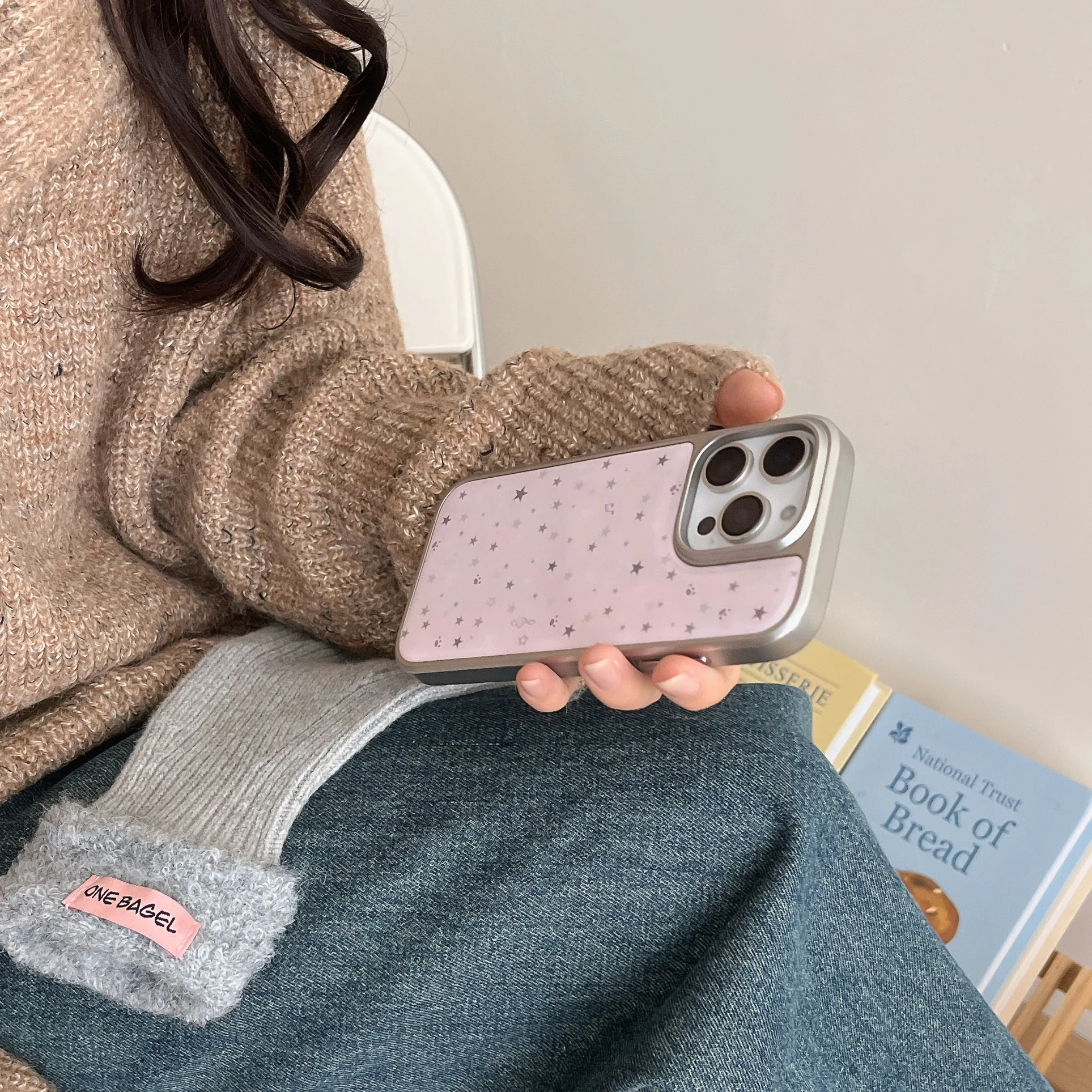 Полноэкранный чехол для телефона Little Star новый розовый iPhone 16 16pro 16Promax 15 15pro 15Promax 14