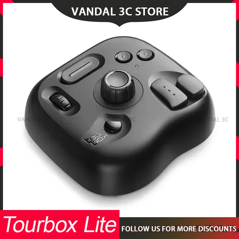 Портативная мини-проводная клавиатура Tourbox Lite Numpad дизайнерская ручка легкие
