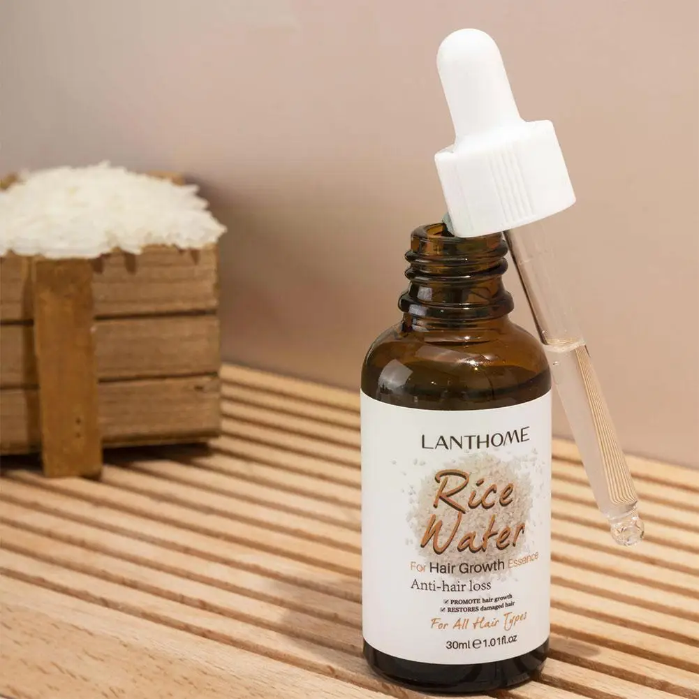 

30ml Rice Puree Essence Oil Brighten Hair Moisturizing Nourish Hair Hair Make Hydrating Smooth Supplies Hair Care Serum