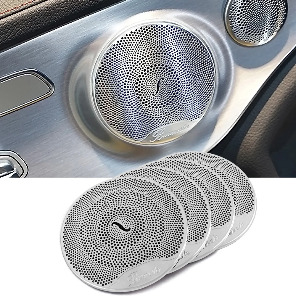 Матовый Черный Чехол Динамика Для Дверных Динамиков Bur Molto097 4 Шт. Совместимый С