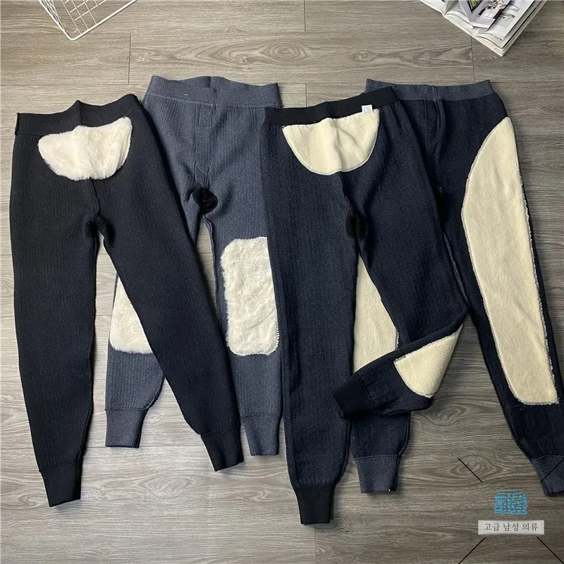 56 Смешанный флис! Батьки Зима B Prepare Осень и зима Утолщенная поддержка талии