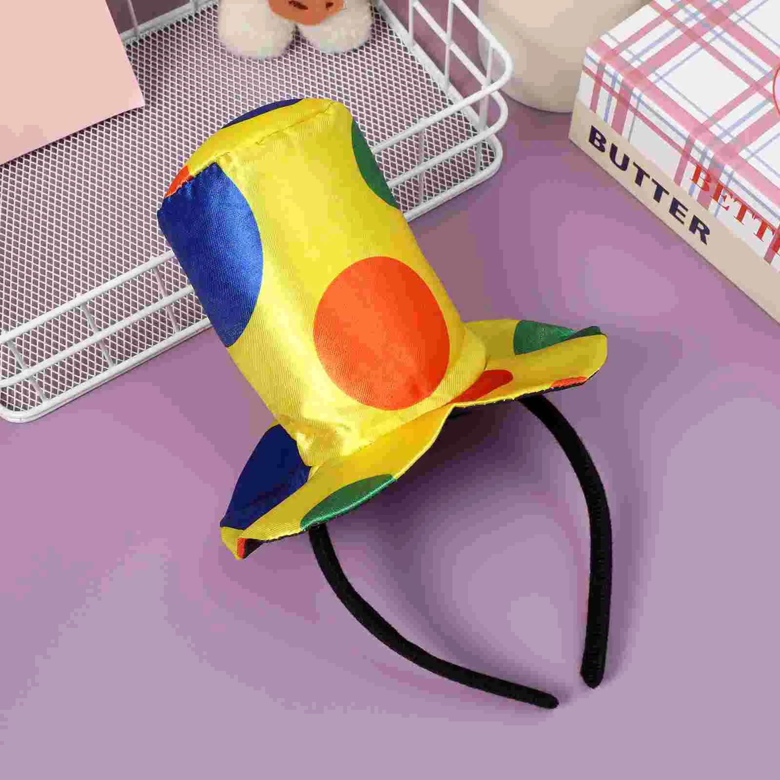 Костюм клоуна повязка на голову карнавальная шляпа повязки для девочек